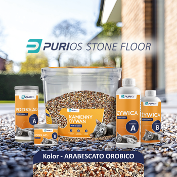 Purios Stone Floor DIY Arabescato Orobico - kamienny dywan DIY
