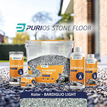 Purios Stone Floor DIY Bardiglio Light - kamienny dywan DIY